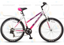 Велосипед Stels Miss 5000 V 26 (2016) Белый/Фиолетовый/Розовый 