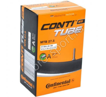 Велокамера 27,5' Continental MTB 27,5х1,75/2,5 40мм A/V/310000