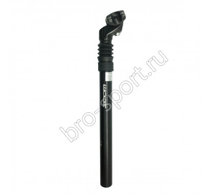 ZOOM Штырь подседельный SPS-C372/EN-C с аморт., алюм./сталь, D:31,6хL350мм, чёрный, 1 болт