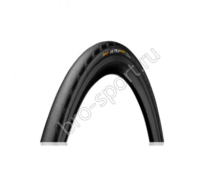 Велопокрышка 28' Continental 700x25mm Ultra Sport foldable black/white 3/180Tpi 280гр (01501780000)