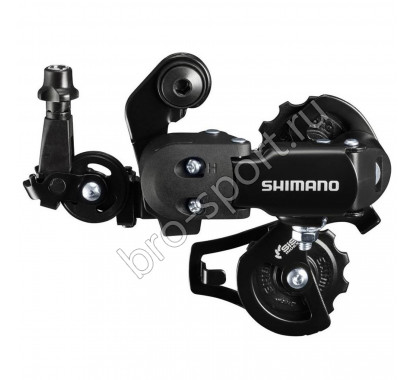 Перек-ль задний Shimano Tourney, FT35, супер коротк лапка, для 1x 6/7ск., крепление на петух