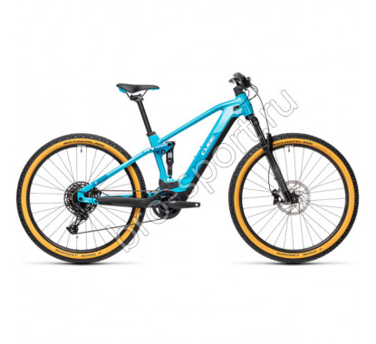 Велосипед CUBE STEREO HYBRID 120 PRO 500 29 (petrol'n'blue) 2021