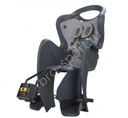 Сиденье заднее MR FOX STANDARD B-FIX GREY LUX, крепление на подседельную трубу