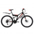Велосипед Black One Descender FS 26' D Alloy чёрный/красный/белый 2017-2018
