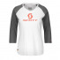 Футболка жен. 10 Icon Raglan д/рук white/dark grey melange
